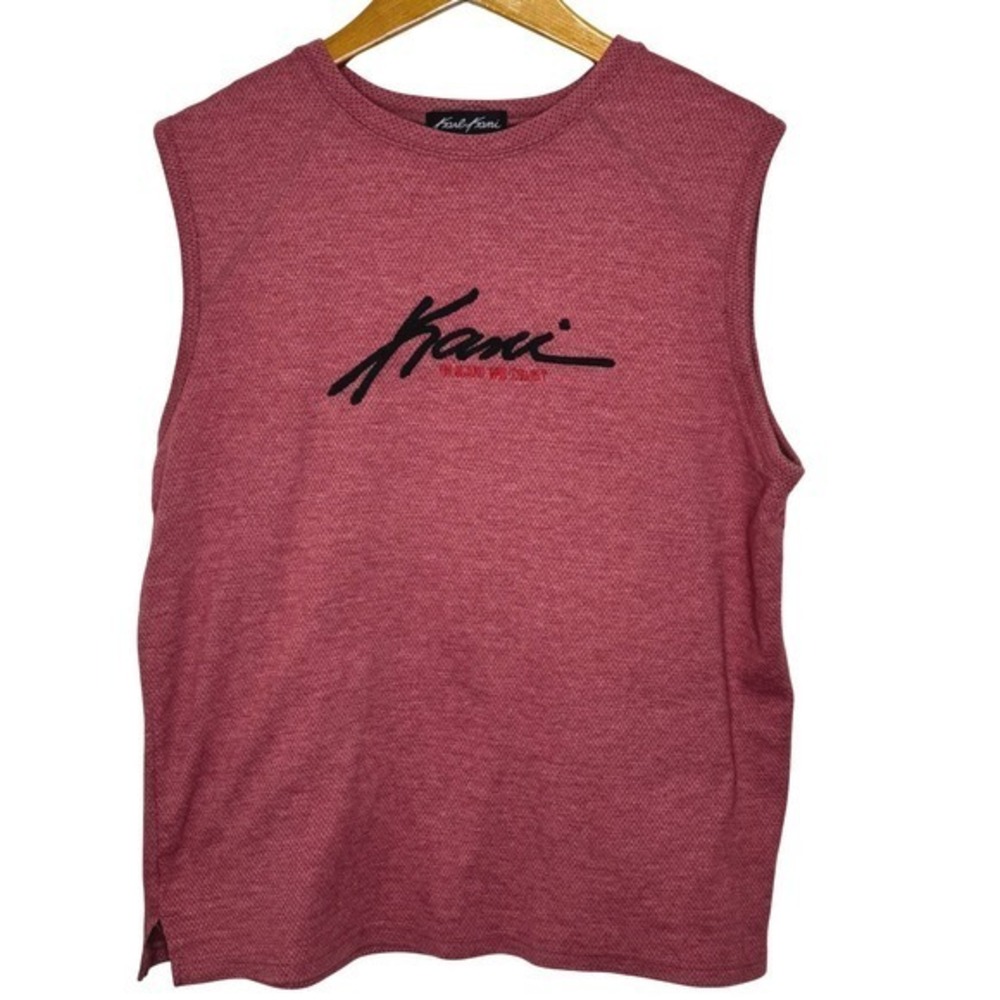Karl Kani Tank and Short Set Mens Large Red
